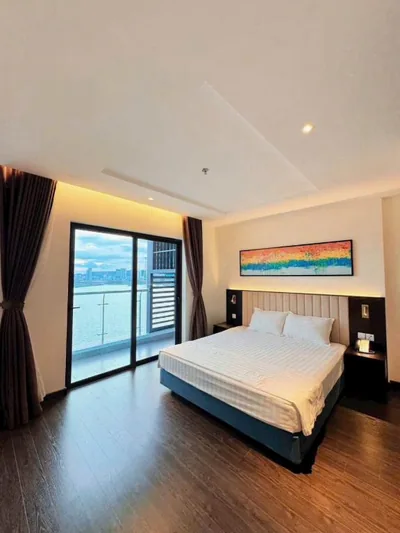 带海景的开间 — OM Sapphire Residence Ha Long Beach View