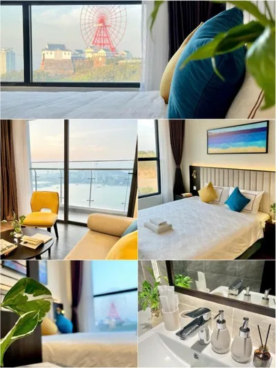 海滨双卧室公寓 — OM Sapphire Residence Ha Long Beach View